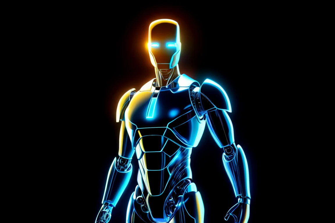 A robot raising a shield to block ignored guidance